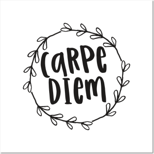 Carpe diem / motivational quote Posters and Art